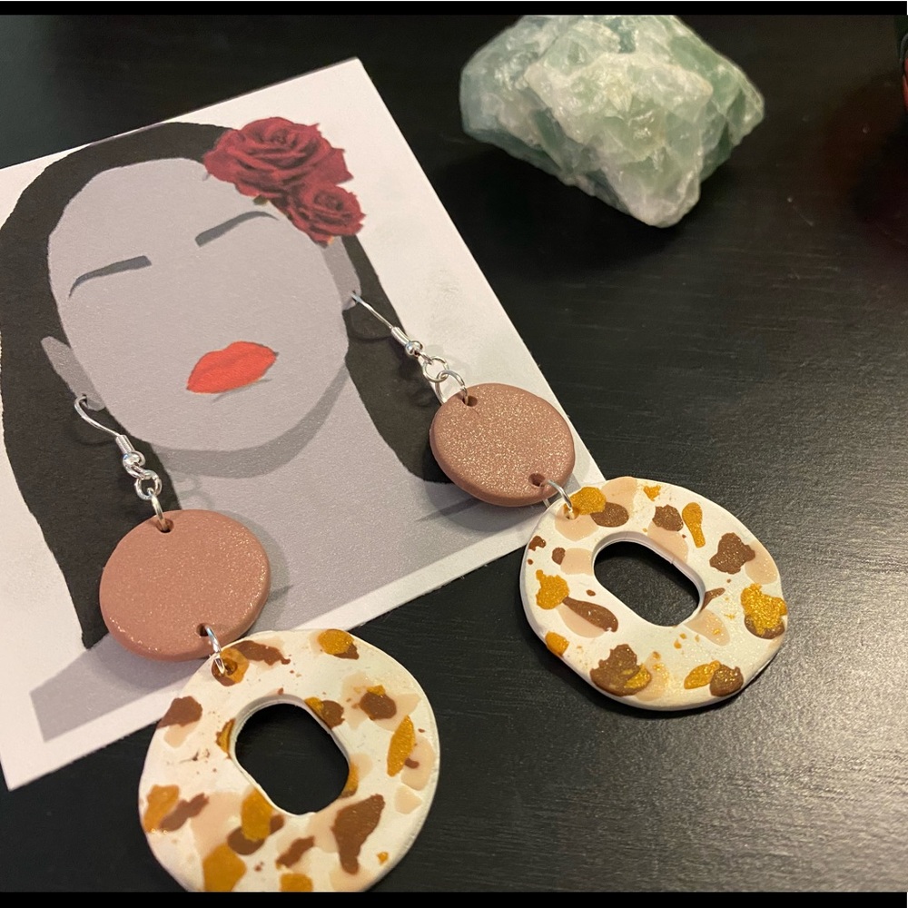Clay earrings